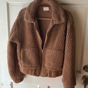 Cozy Brown Teddy Jacket